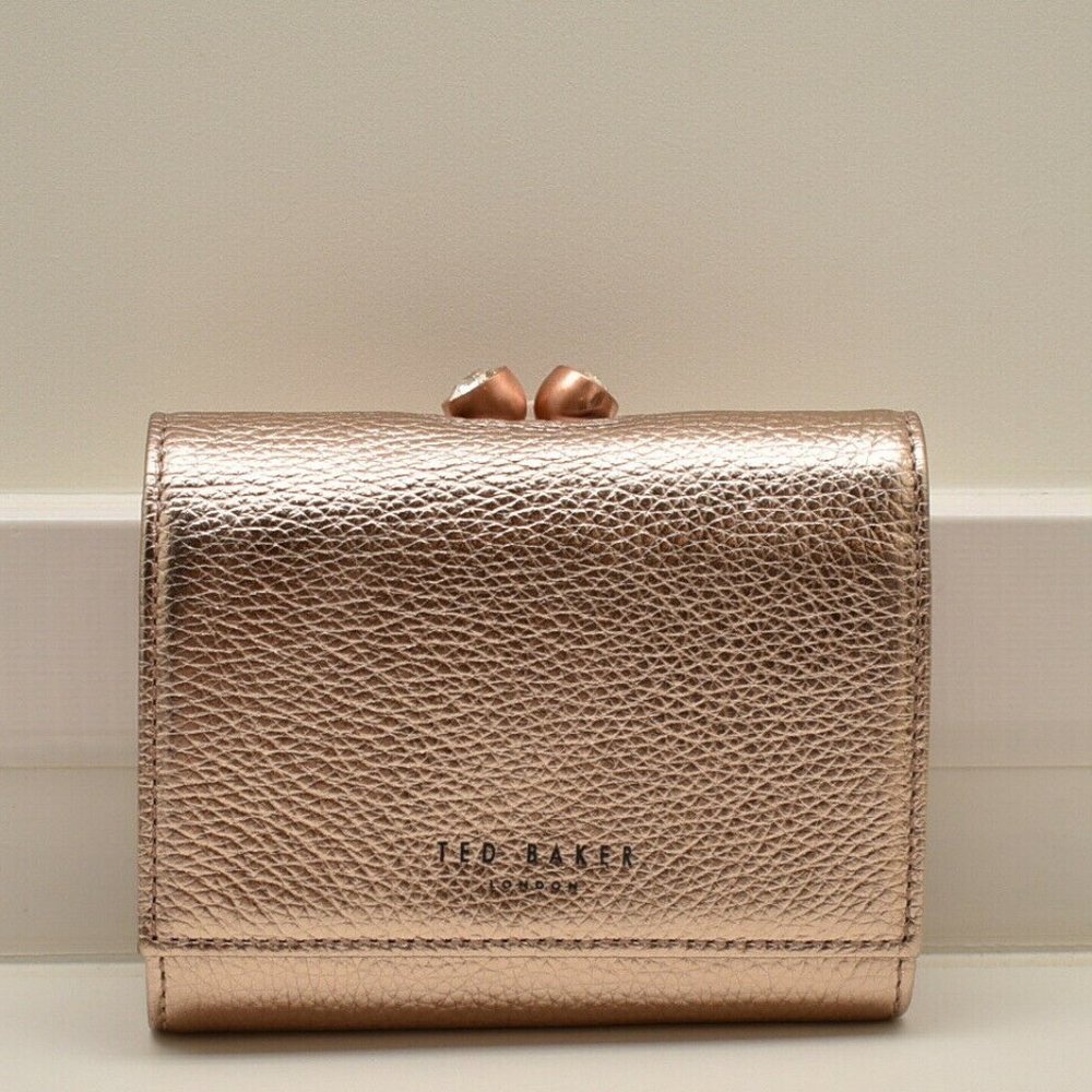 Ted Baker London Valery Mini Bobble Leather Wallet